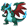 Charizard (Mega X) shiny sprite