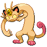Meowth (Gmax) shiny sprite