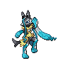 Lucario (Mega Z) sprite