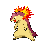 Typhlosion shiny sprite