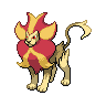 Pyroar (Male) shiny sprite